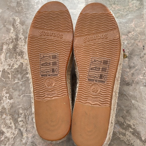 Soludos Pride 🌈 Smoking Slipper Espadrilles Size 5.5 - Picture 8 of 12